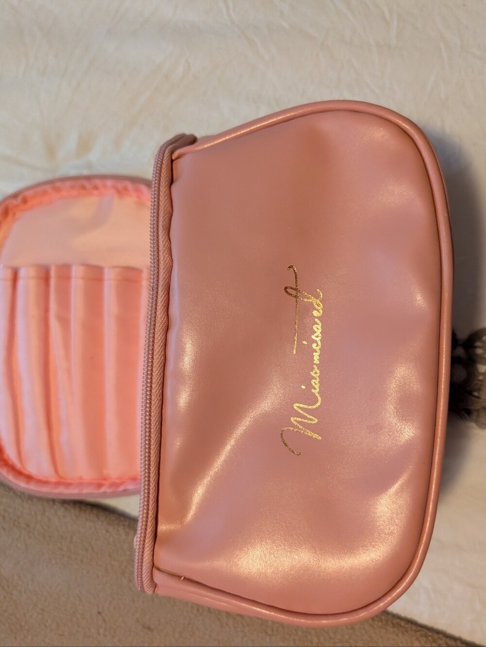 Pink Cosmetic Travel Pouch
